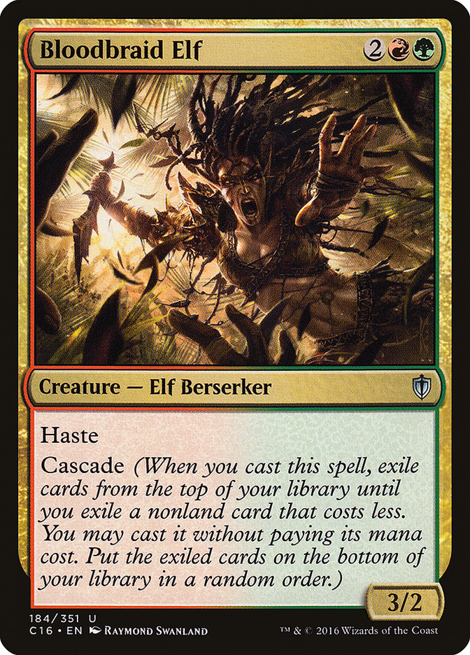 Bloodbraid Elf [Commander 2016] | Pegasus Games WI