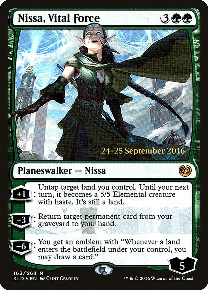 Nissa, Vital Force [Kaladesh Prerelease Promos] | Pegasus Games WI