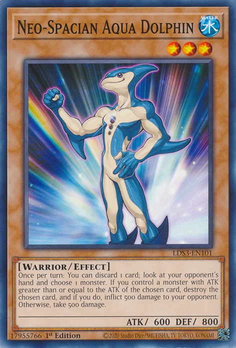 Neo-Spacian Aqua Dolphin [LDS3-EN101] Common | Pegasus Games WI
