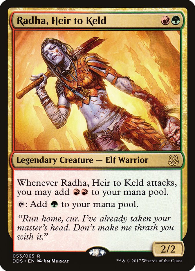 Radha, Heir to Keld [Duel Decks: Mind vs. Might] | Pegasus Games WI