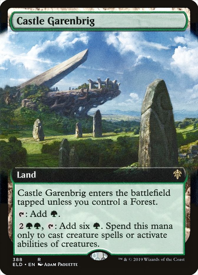 Castle Garenbrig (Extended Art) [Throne of Eldraine] | Pegasus Games WI