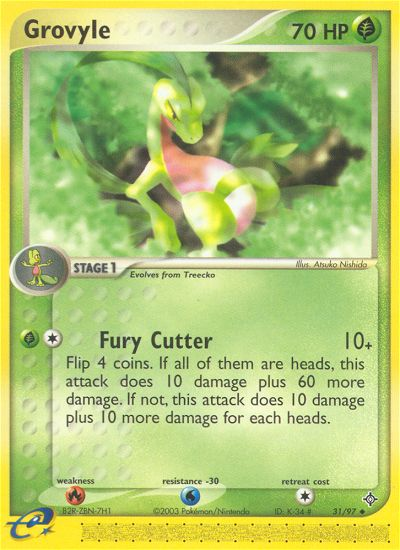Grovyle (31/97) [EX: Dragon] | Pegasus Games WI