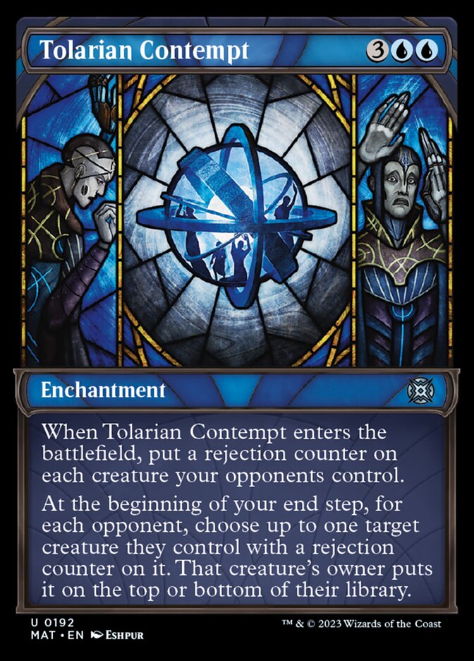 Tolarian Contempt (Showcase Halo Foil) [March of the Machine: The Aftermath] | Pegasus Games WI