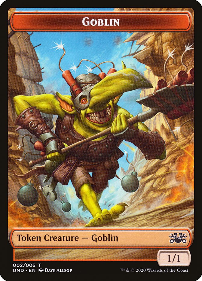 Goblin // Giant Teddy Bear Double-Sided Token [Unsanctioned Tokens] | Pegasus Games WI