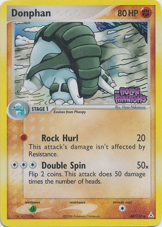 Donphan (40/110) (Stamped) [EX: Holon Phantoms] | Pegasus Games WI