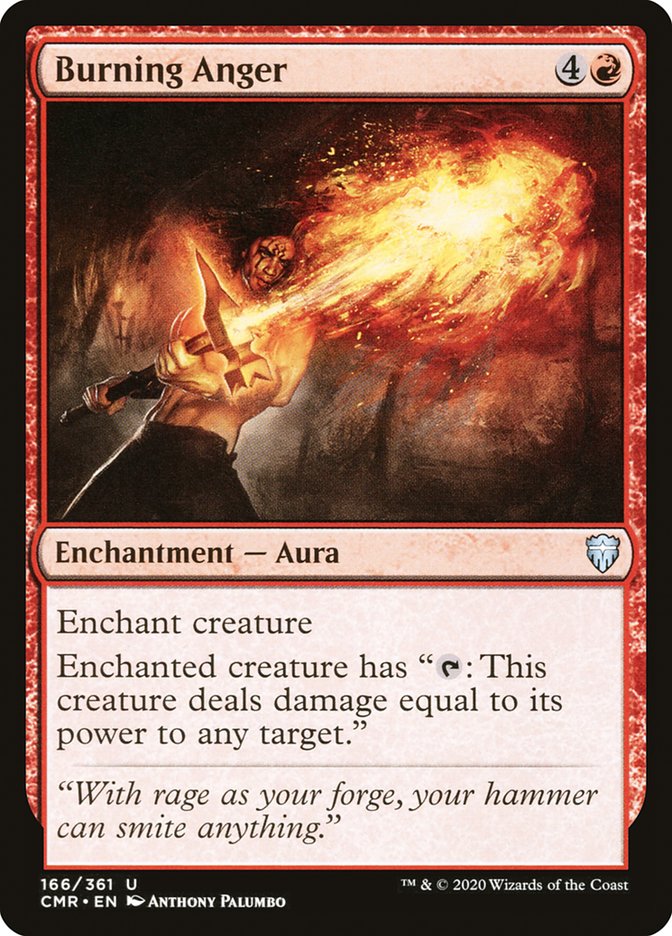 Burning Anger [Commander Legends] | Pegasus Games WI