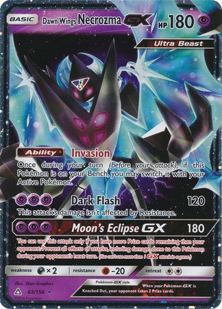 Dawn Wings Necrozma GX (63/156) (Jumbo Card) [Sun & Moon: Ultra Prism] | Pegasus Games WI