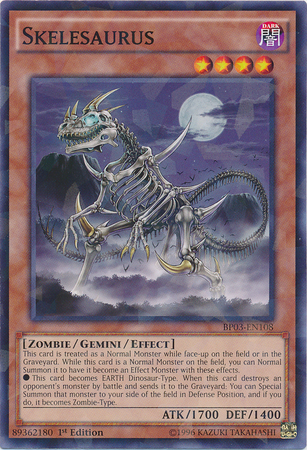 Skelesaurus (Shatterfoil) [BP03-EN108] Rare | Pegasus Games WI