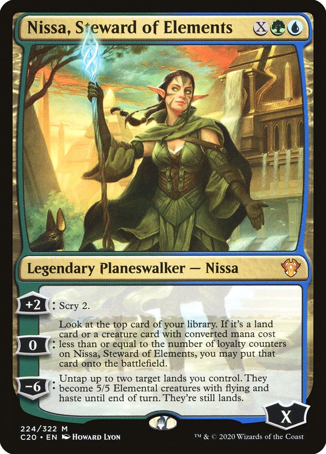 Nissa, Steward of Elements [Commander 2020] | Pegasus Games WI