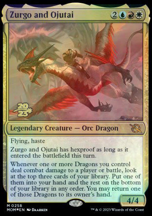 Zurgo and Ojutai [March of the Machine Prerelease Promos] | Pegasus Games WI