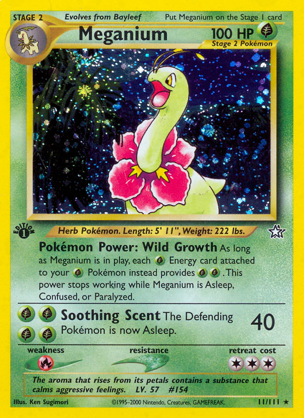 Meganium (11/111) [Neo Genesis 1st Edition] | Pegasus Games WI