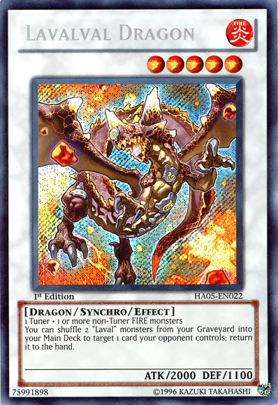 Lavalval Dragon [HA05-EN022] Secret Rare | Pegasus Games WI