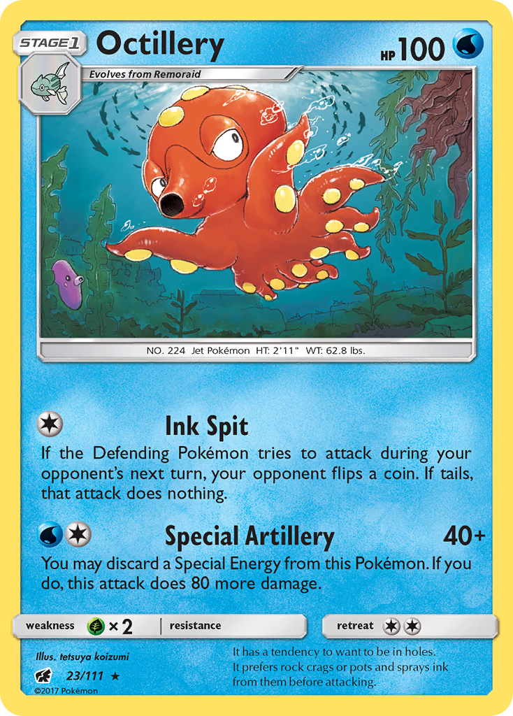 Octillery (23/111) [Sun & Moon: Crimson Invasion] | Pegasus Games WI