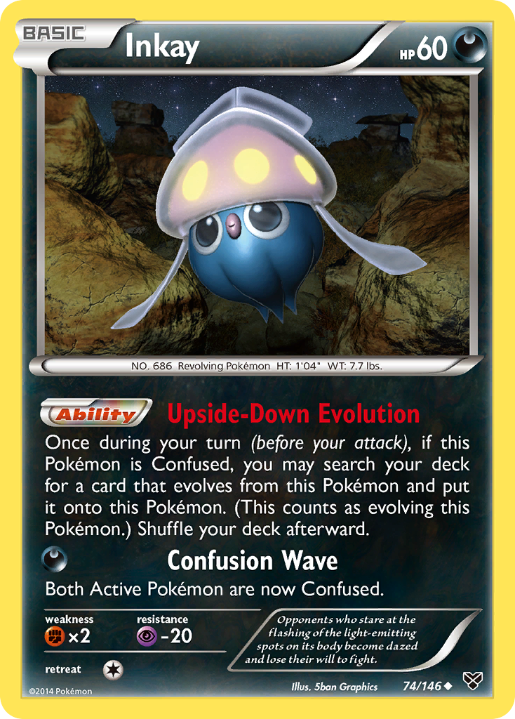 Inkay (74/146) [XY: Base Set] | Pegasus Games WI