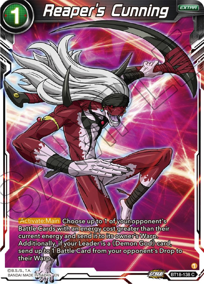 Reaper's Cunning (BT18-138) [Dawn of the Z-Legends] | Pegasus Games WI
