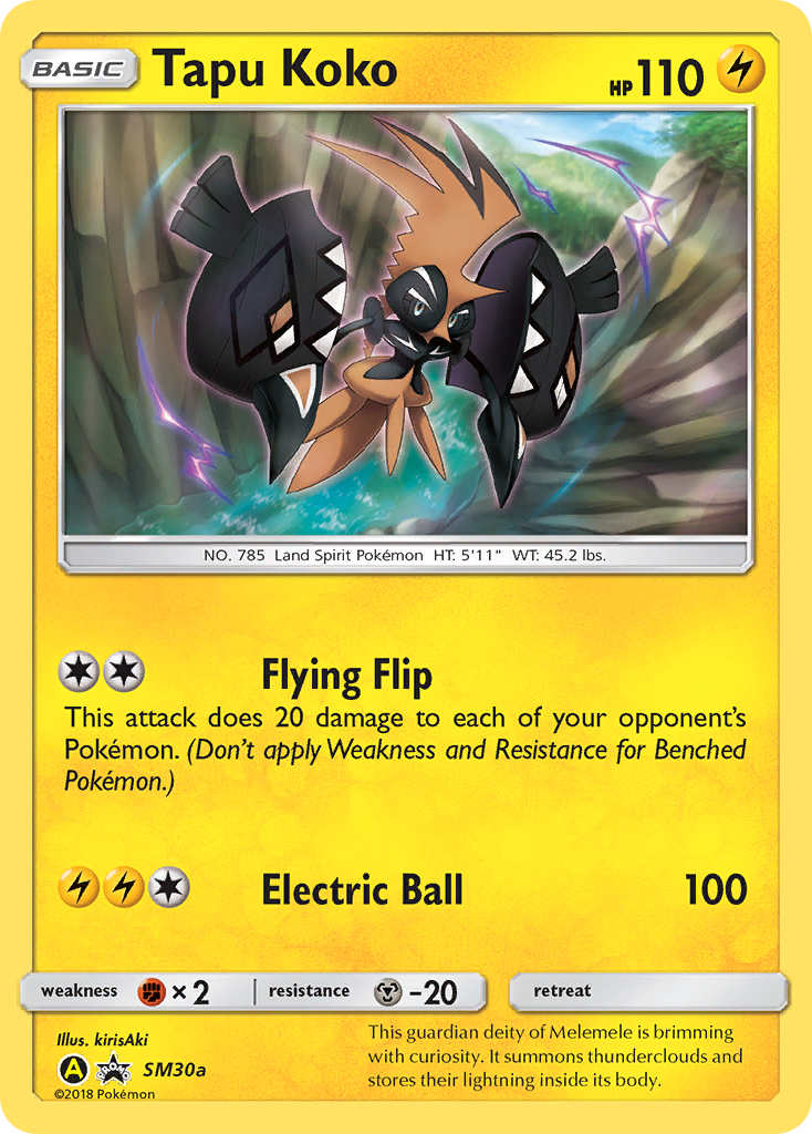 Tapu Koko (SM30a) [Sun & Moon: Black Star Promos] | Pegasus Games WI