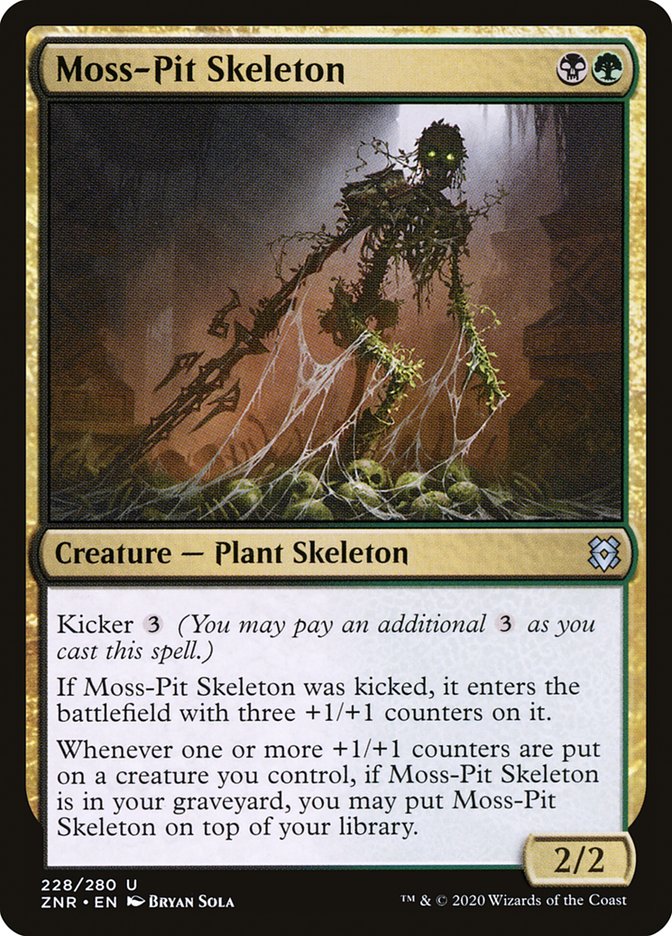 Moss-Pit Skeleton [Zendikar Rising] | Pegasus Games WI