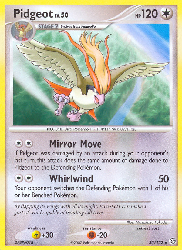 Pidgeot (35/132) [Diamond & Pearl: Secret Wonders] | Pegasus Games WI