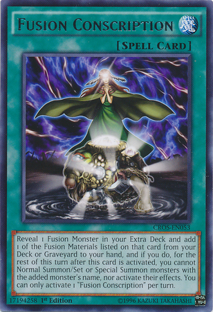 Fusion Conscription [CROS-EN053] Rare | Pegasus Games WI