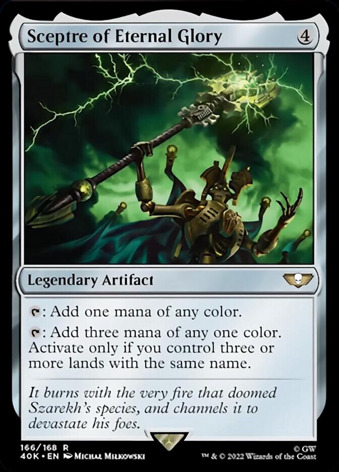 Sceptre of Eternal Glory (Surge Foil) [Warhammer 40,000] | Pegasus Games WI