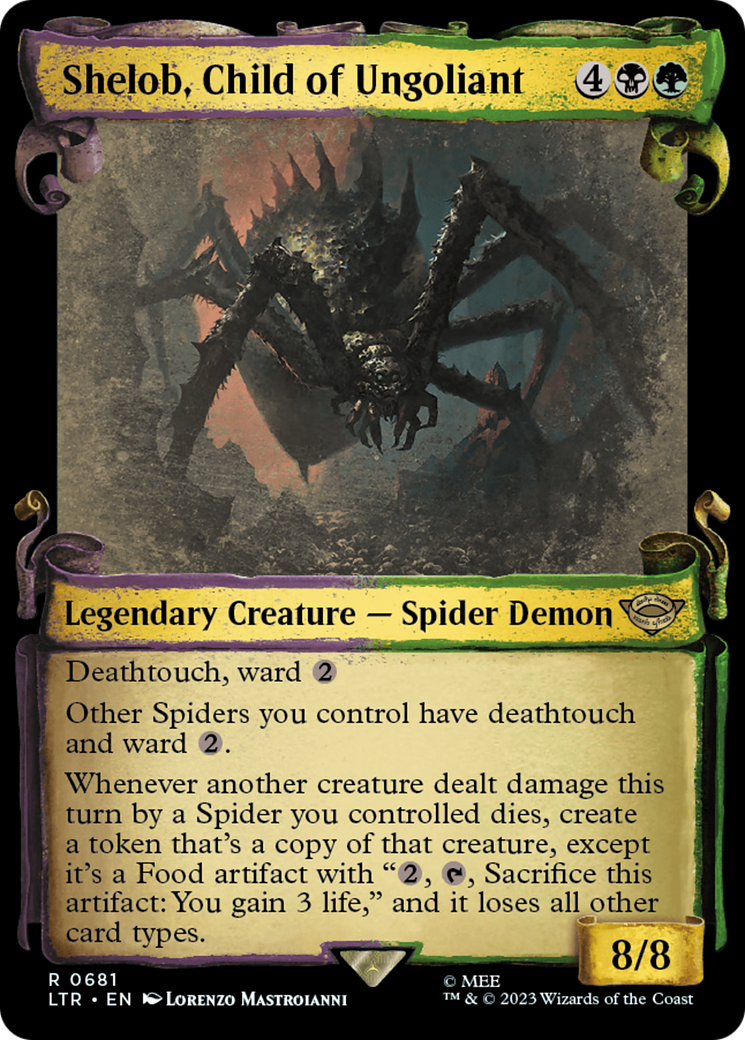 Shelob, Child of Ungoliant [The Lord of the Rings: Tales of Middle-Earth Showcase Scrolls] | Pegasus Games WI
