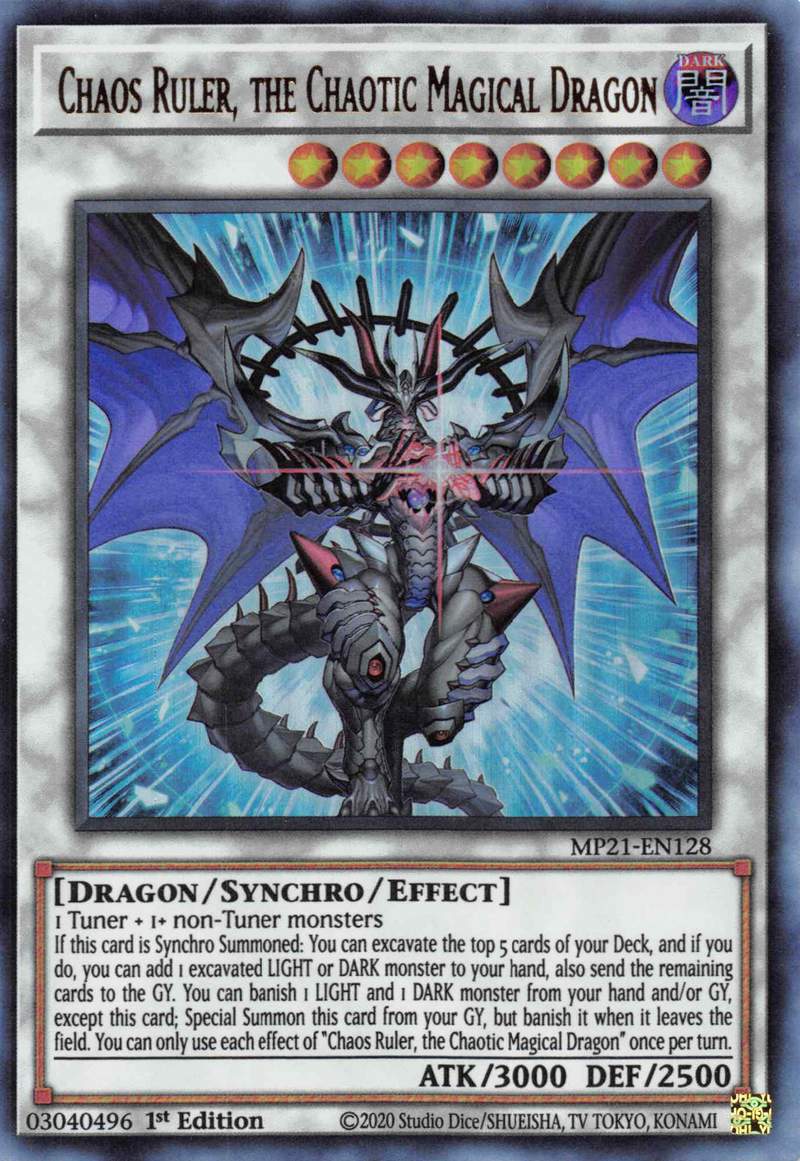 Chaos Ruler, the Chaotic Magical Dragon [MP21-EN128] Ultra Rare | Pegasus Games WI