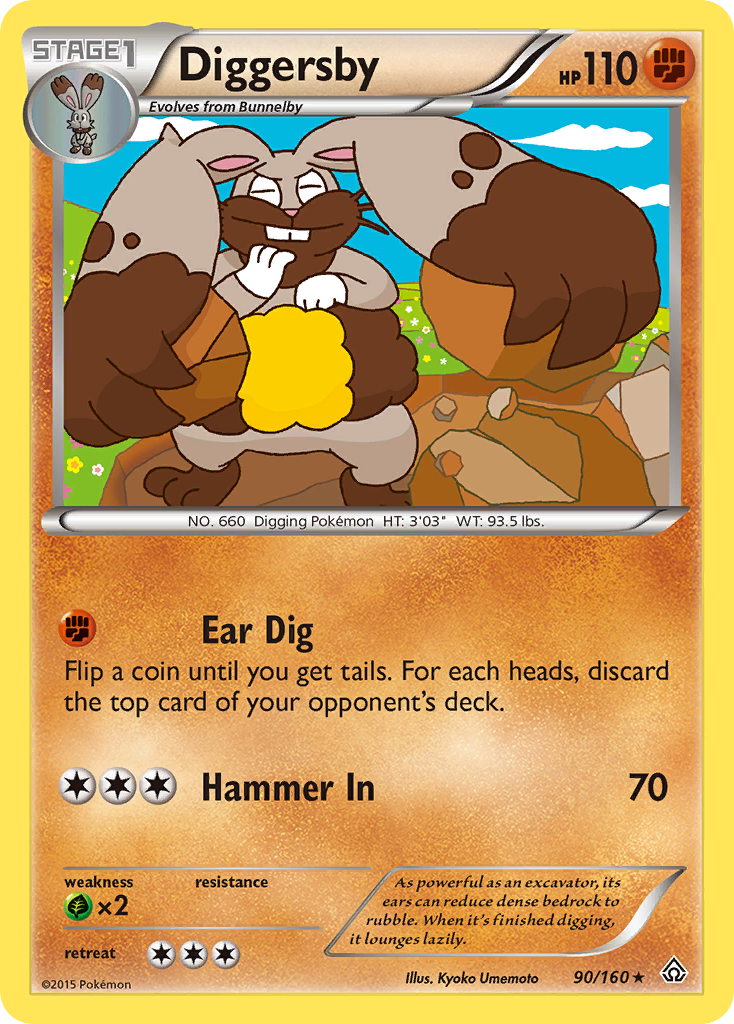 Diggersby (90/160) [XY: Primal Clash] | Pegasus Games WI