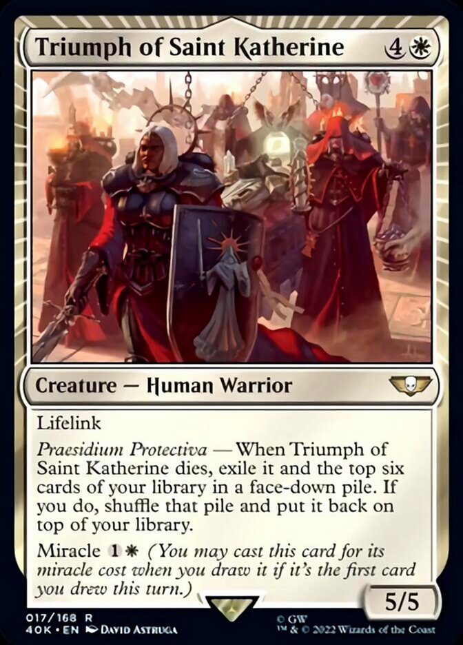 Triumph of Saint Katherine (Surge Foil) [Warhammer 40,000] | Pegasus Games WI