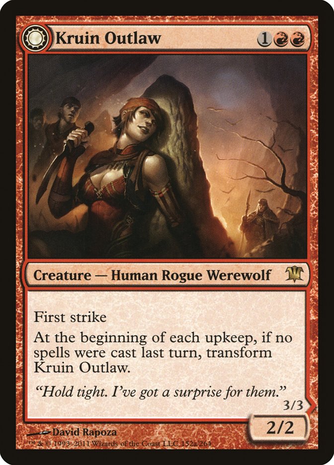 Kruin Outlaw // Terror of Kruin Pass [Innistrad] | Pegasus Games WI