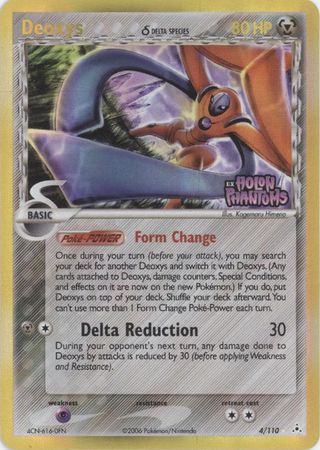 Deoxys (4/110) (Delta Species) (Stamped) [EX: Holon Phantoms] | Pegasus Games WI
