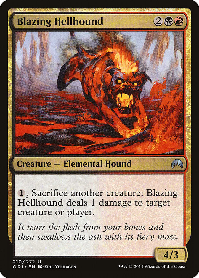 Blazing Hellhound [Magic Origins] | Pegasus Games WI