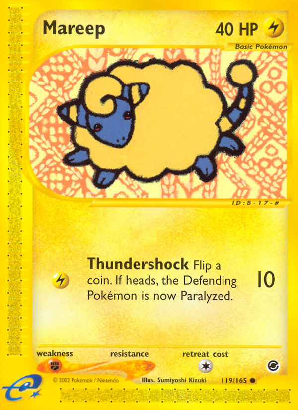 Mareep (119/165) [Expedition: Base Set] | Pegasus Games WI