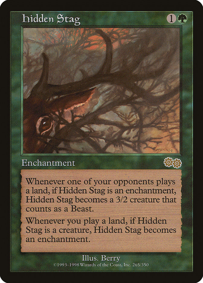 Hidden Stag [Urza's Saga] | Pegasus Games WI