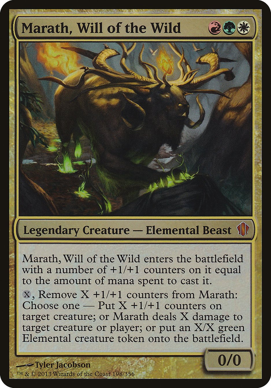 Marath, Will of the Wild (Oversized) [Commander 2013 Oversized] | Pegasus Games WI