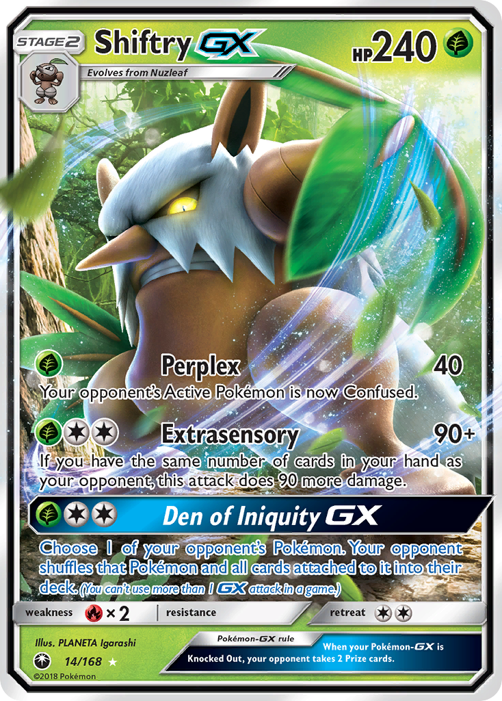 Shiftry GX (14/168) [Sun & Moon: Celestial Storm] | Pegasus Games WI