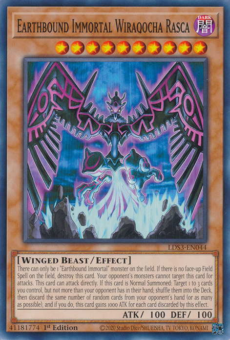 Earthbound Immortal Wiraqocha Rasca [LDS3-EN044] Common | Pegasus Games WI
