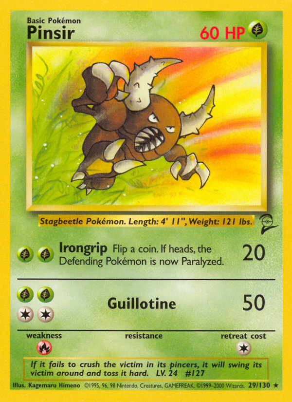 Pinsir (29/130) [Base Set 2] | Pegasus Games WI