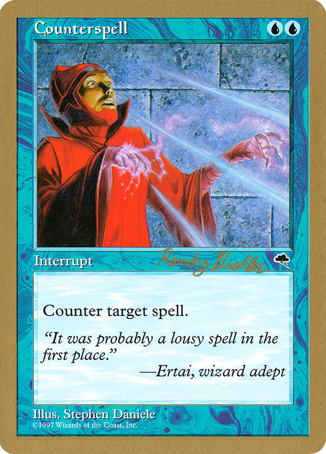 Counterspell (Randy Buehler) [World Championship Decks 1998] | Pegasus Games WI