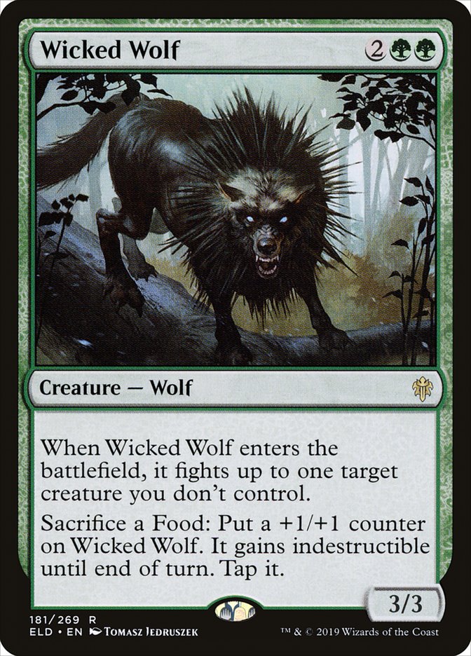 Wicked Wolf [Throne of Eldraine] | Pegasus Games WI