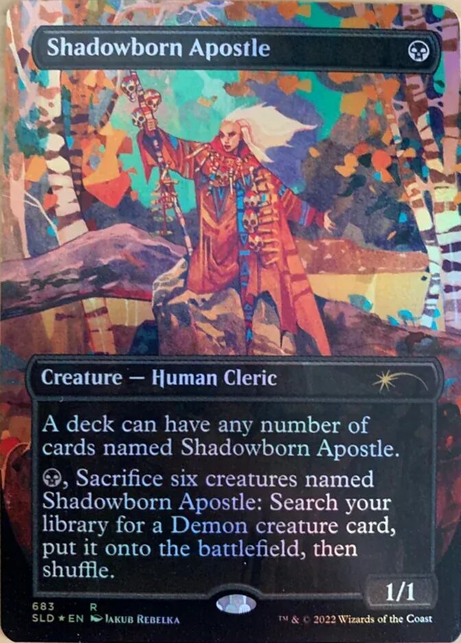 Shadowborn Apostle (Borderless) (683) [Secret Lair Drop Promos] | Pegasus Games WI