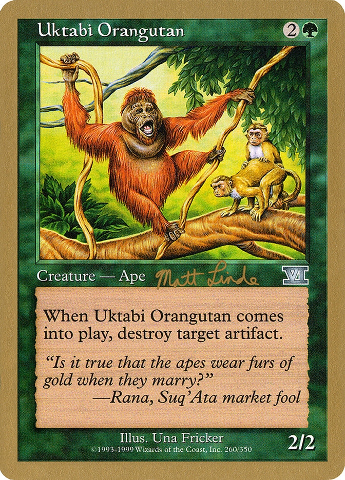 Uktabi Orangutan (Matt Linde) [World Championship Decks 1999] | Pegasus Games WI