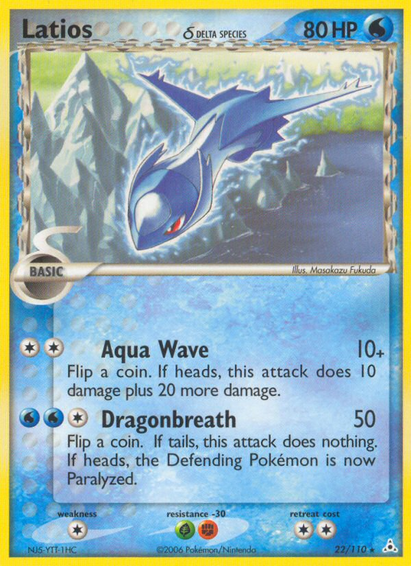 Latios (22/110) (Delta Species) [EX: Holon Phantoms] | Pegasus Games WI