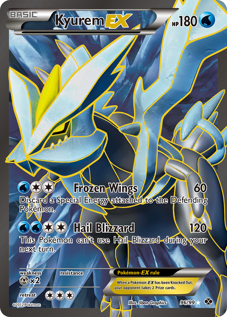 Kyurem EX (96/99) [Black & White: Next Destinies] | Pegasus Games WI