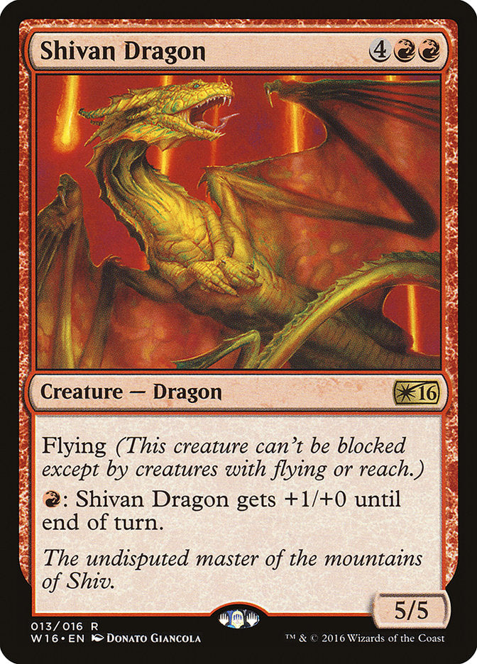 Shivan Dragon [Welcome Deck 2016] | Pegasus Games WI