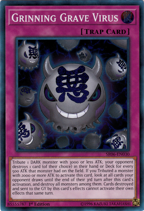 Grinning Grave Virus [SR06-EN030] Super Rare | Pegasus Games WI