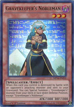 Gravekeeper's Nobleman [MP14-EN212] Ultra Rare | Pegasus Games WI