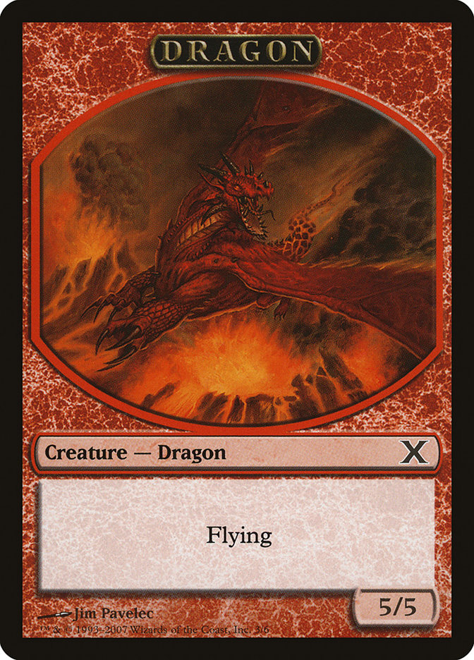 Dragon Token [Tenth Edition Tokens] | Pegasus Games WI