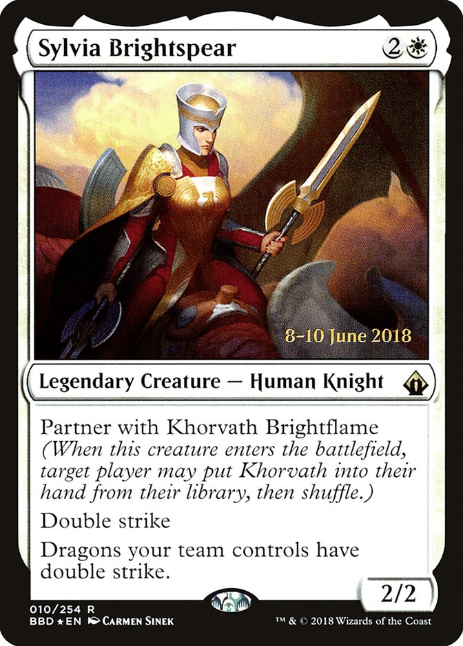 Sylvia Brightspear [Battlebond Prerelease Promos] | Pegasus Games WI