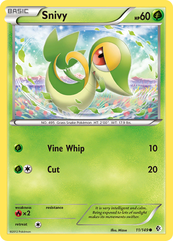 Snivy (11/149) [Black & White: Boundaries Crossed] | Pegasus Games WI