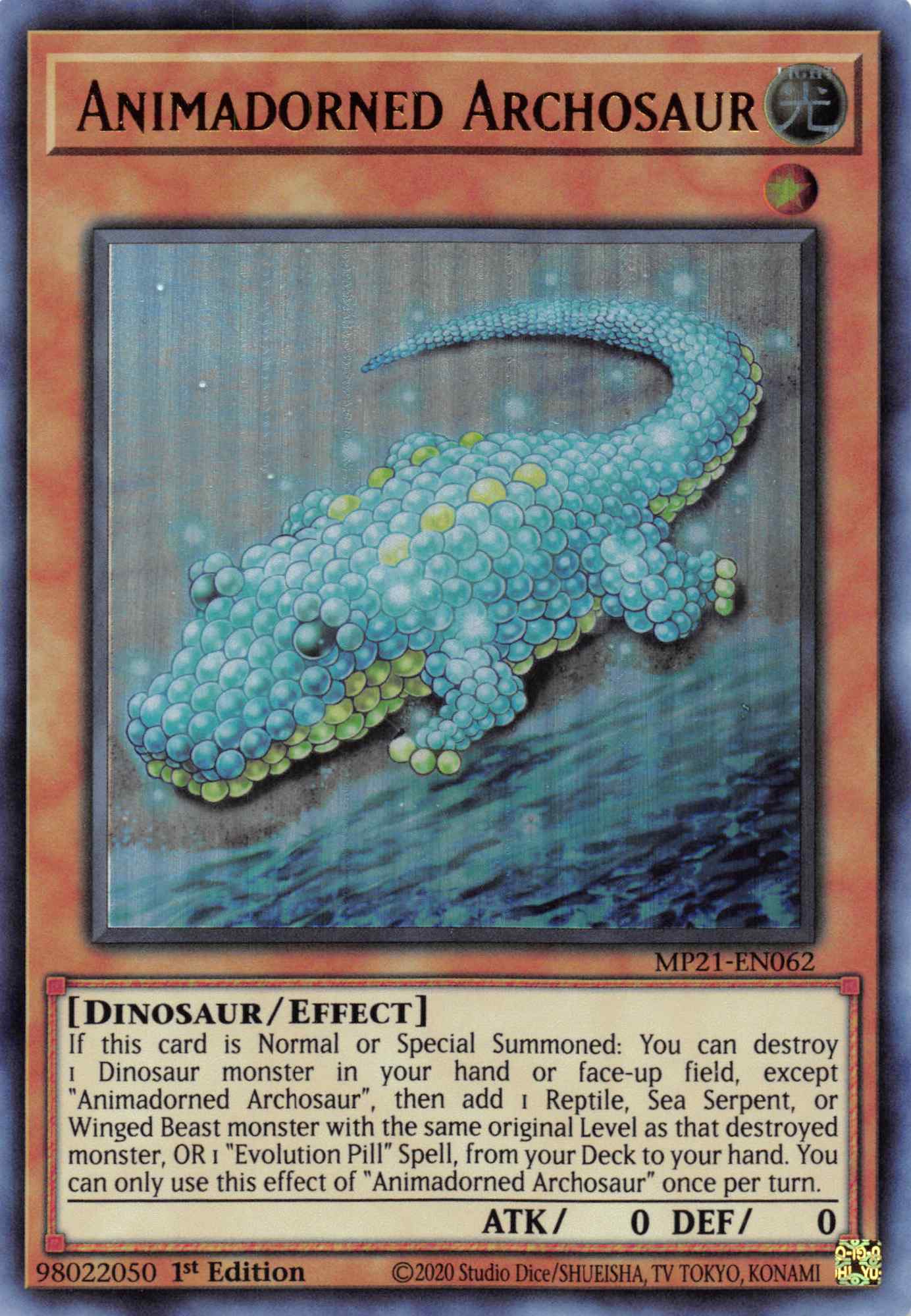 Animadorned Archosaur [MP21-EN062] Ultra Rare | Pegasus Games WI